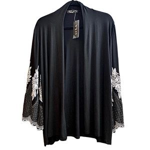 ECLA jersey knit bell sleeve cardigan Size L